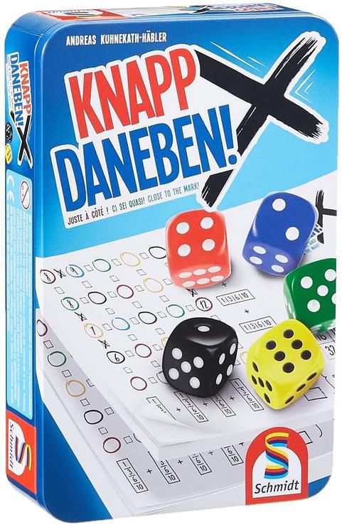 Schmidt Spiele 51426 Knapp Daneben, Würfelspiel für 3,99€ (statt 8€)   Prime