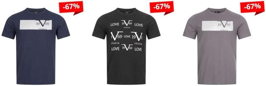 SportSpar: 3 für 2   19V69 Versace Herren T Shirts für 35,93€ (statt 60€)