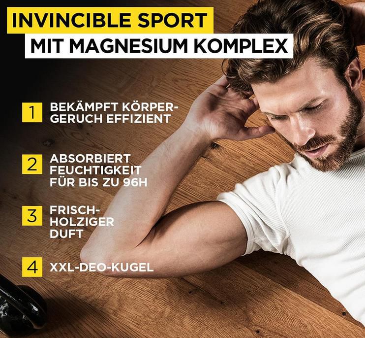 6er Pack LOréal Men Expert Invincible Sport Deo, 50 ml für 7,43€ (statt 18€)