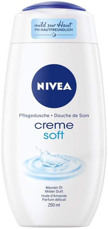 4x NIVEA Creme Soft Pflegedusche mit Mandelöl, 250 ml ab 5,11€ (statt 11€)   Prime Sparabo
