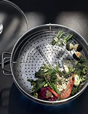 WMF Party Taiwan Wokpfanne mit Deckel &Ablagegitter, 36cm für 64,99€ (statt 91€)