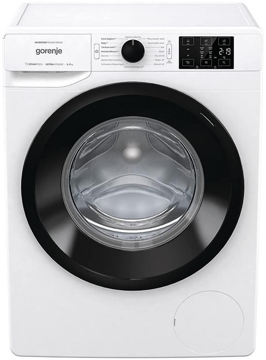 Gorenje WNEI 74 SBPS Waschmaschine mit Dampffunktion, 7 kg, 1.400 U/min für 279€ (statt 384€)