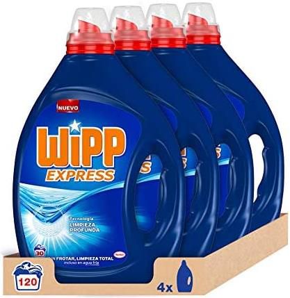 4er Pack Wipp Express Flüssigwaschmittel, 4 x 30WL für 10,77€ (statt 20€)   Prime