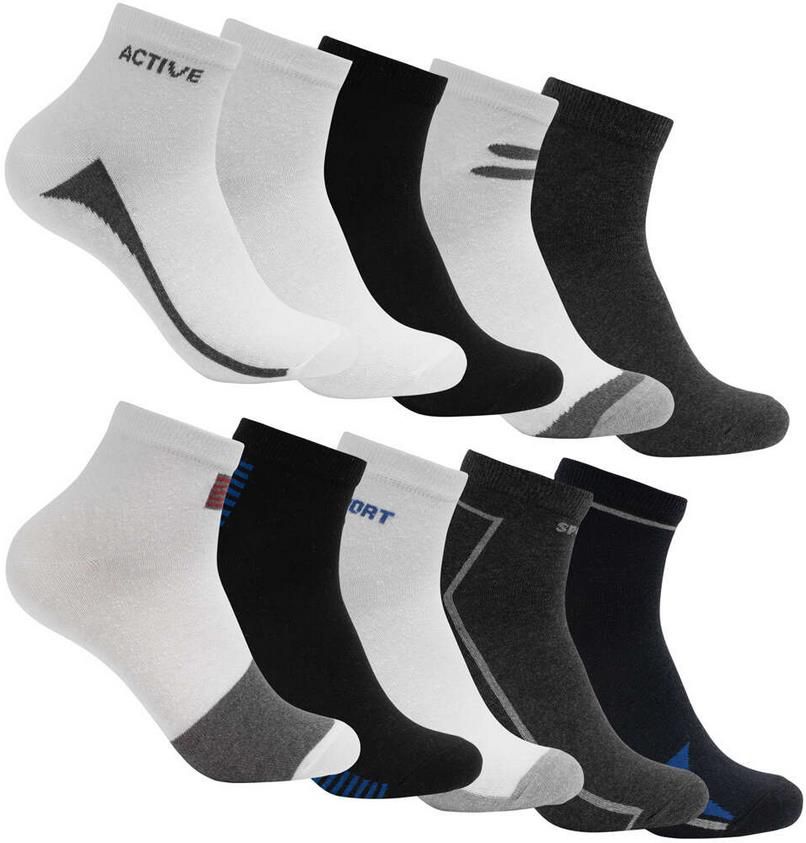 10er Pack SportSpar QuarterMix Quarter Socken ab 3,68€ zzgl. Versand