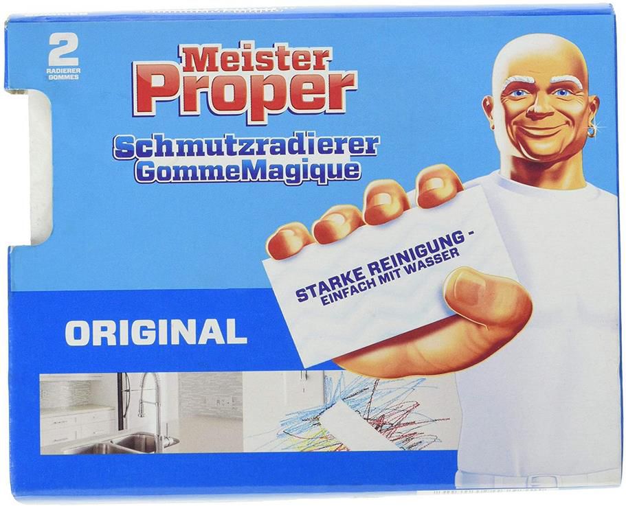 4x Meister Proper Schmutzradierer (2er Pack) für 6,43€ (statt 8€)   Prime Sparabo