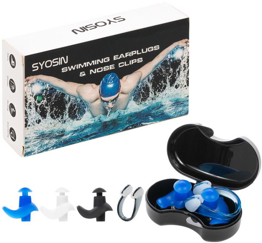 3er Pack Syosin Schwimmsport Nasenklammern + Ohrstöpsel für 10,94€ (statt 20€)