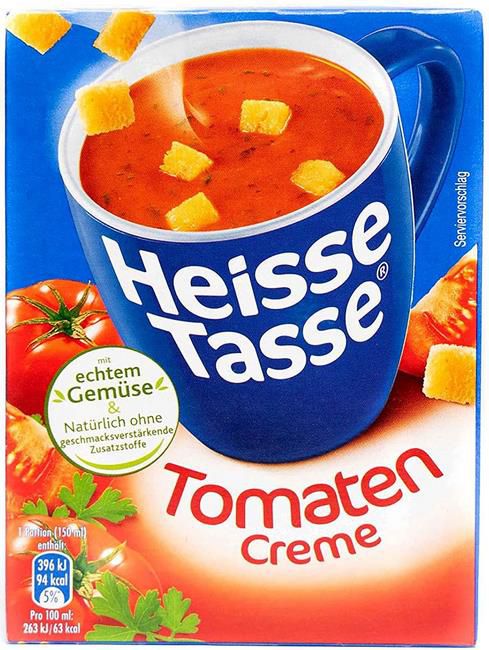 4x Erasco Heisse Tasse Tomaten Creme, 4 x 3 Portionen ab 2,80€ (statt 4€)   Prime Sparabo