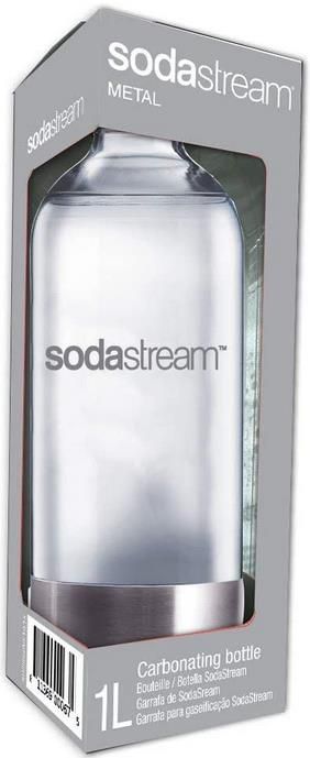 SodaStream PET Flasche mit Edelstahl, 1 Liter für 9,99€ (statt 14€)   Prime