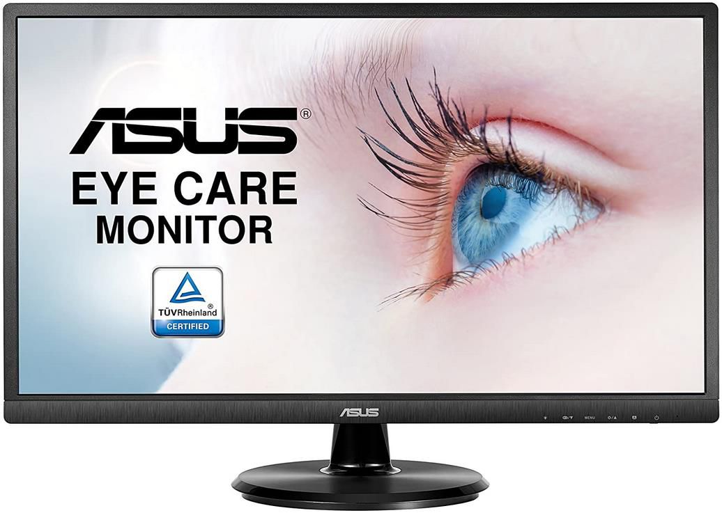 ASUS VA249HE Eye Care 24 Zoll Full HD Monitor mit 75 Hz, 5ms für 99,90€ (statt 117€)