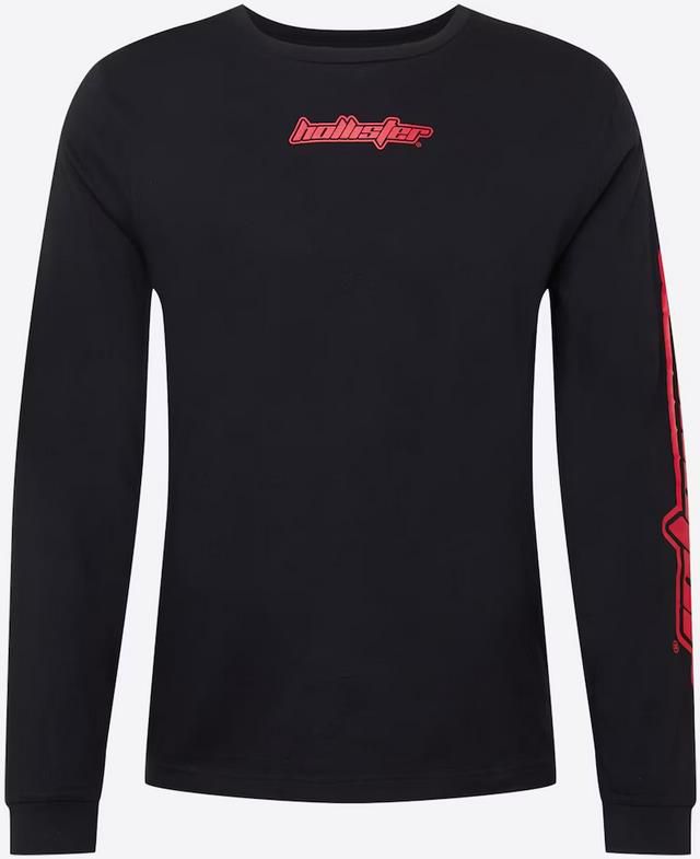 Hollister Herren Langarmshirt in Schwarz für 10,90€ (statt 28€)