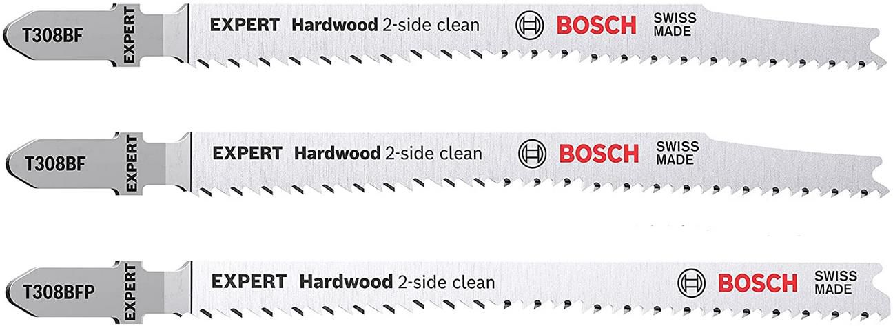 3er Pack Bosch Professional Hardwood 2 Side Clean Stichsägeblatt Set für 7€ (statt 12€)   Prime
