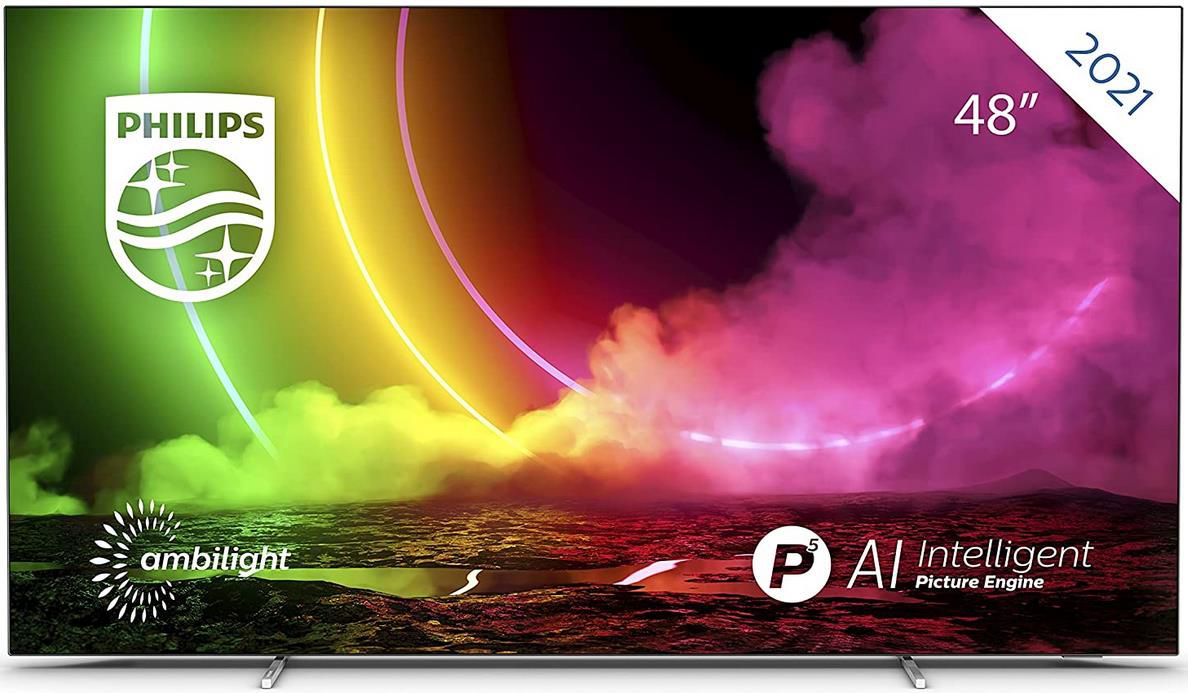 Philips 48OLED806 48 Zoll OLED 4K UHD SmartTV mit 60Hz und Ambilight für 719€ (statt 918€)