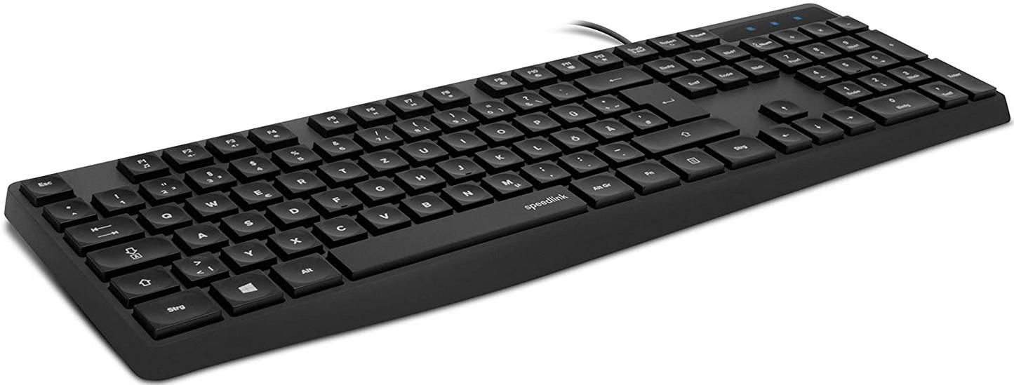 Speedlink Neova Office Tastatur mit ergonomisch gestalteten Tasten für 7,99€ (statt 15€)   Prime