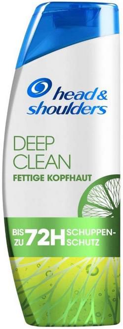 4x Head & Shoulders Deep Clean Anti Schuppen Shampoo mit Zitrone, 250ml ab 9,90€ (statt 14€)   Prime Sparabo