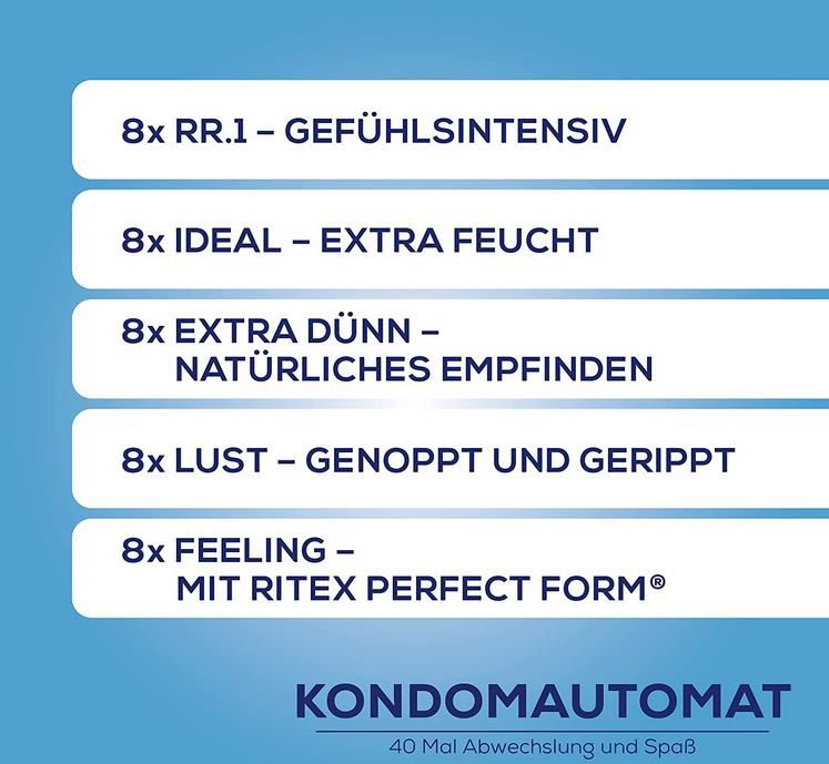 40x Ritex Kondome Mix in Retro Verpackung ab 10,13€ (statt 19€)   Prime Sparabo