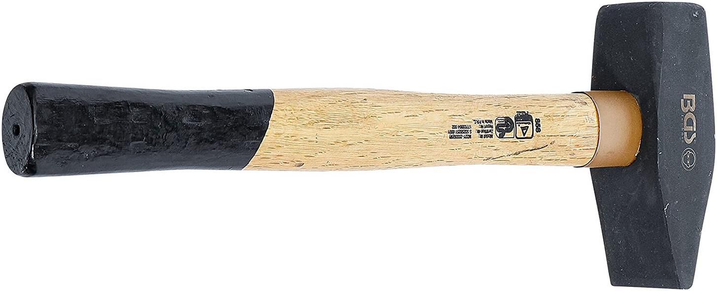 BGS 858 Schlosserhammer mit Holz Stiel, DIN 1041, 2Kg für 11,27€ (statt 17€)   Prime