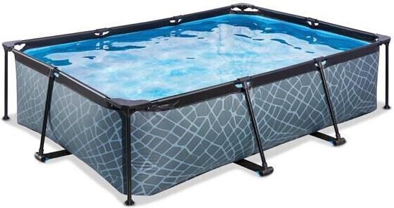 EXIT Toys Frame Pool mit 12V Filterpumpe/Kartusche, 220x150x65cm für 107,91€ (statt 120€)