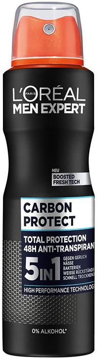 6er Pack LOréal Men Expert Carbon Protect Deo, 150 ml ab 7,92€ (statt 10€)   Prime Sparabo