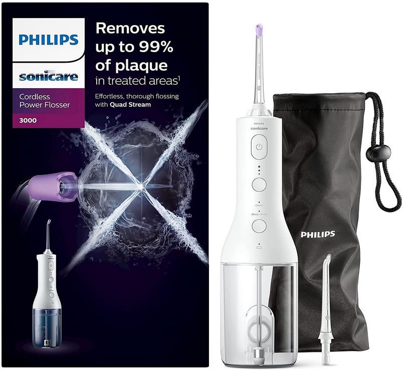 Philips HX3806/31 Sonicare Power Flosser 3000 kabellose Munddusche für 54,99€ (statt 75€)