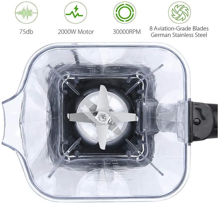 Swiitol Standmixer mit 2.000W, Ice Crush Funktion und 2L Behälter für 58,39€ (statt 80€)