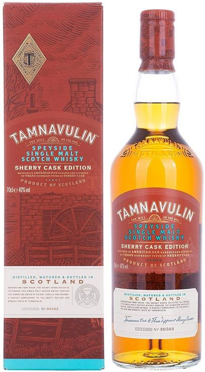 Tamnavulin Speyside Sherry Cask Edition Whisky, 0.75l, 40% Vol. für 20,99€ (statt 26€)