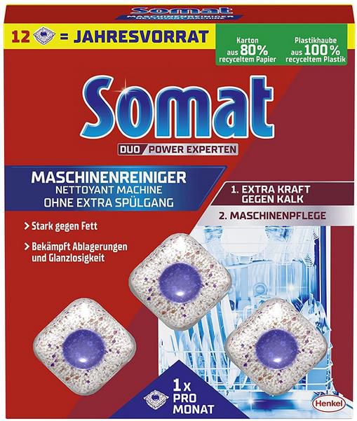 Somat Spülmaschinenreiniger Tabs Anti Kalk, 12 WL ab 6,40€ (statt 10€)