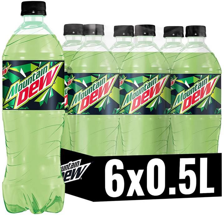 6x Mountain Dew Regular koffeinhaltige Limonade ab 4,31€ (statt 7€)