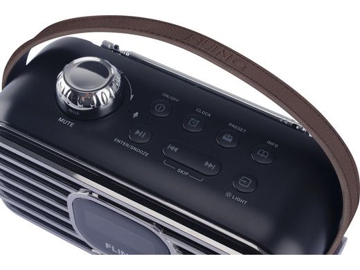 FlinQ DAB+ Retro Funkradio mit Bluetooth für 55,90€ (statt 95€)