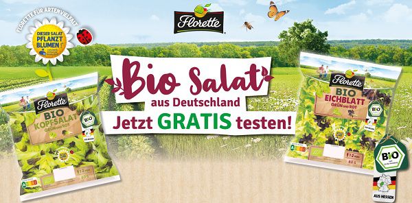 Bio Salat von Florette kostenlos ausprobieren