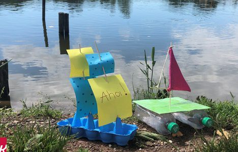 Kribbelbunt: Kostenlos Boot basteln