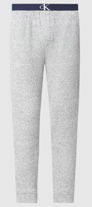 Calvin Klein Sweathose aus Bouclé in Mittelgrau meliert für 26,99€ (statt 37€)