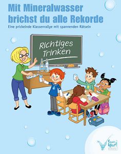 Gratis Kinderbroschüre: Mit Mineralwasser brichst du alle Rekorde