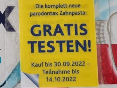 Parodontax ZAHNFLEISCH+ gratis ausprobieren