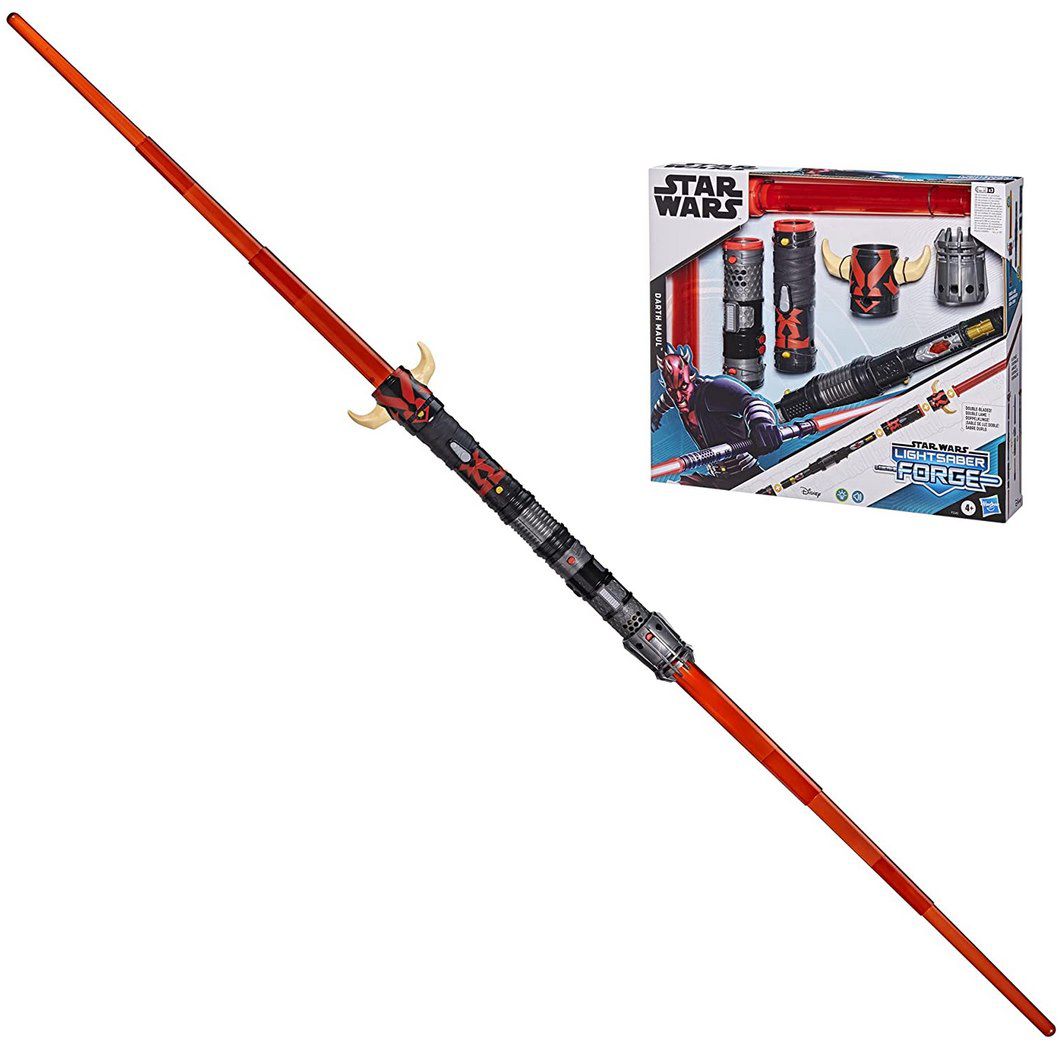 Star Wars   Lightsaber Forge elektronisches Darth Maul Lichtschwert für 35€ (statt 51€)