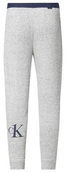 Calvin Klein Sweathose aus Bouclé in Mittelgrau meliert für 26,99€ (statt 37€)