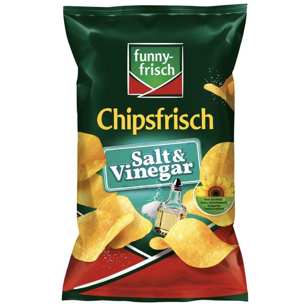 10x Funny Frisch Salt & Vinegar Chipsfrisch (je 175g!) für 9€ (statt 15€) – Prime Spar Abo