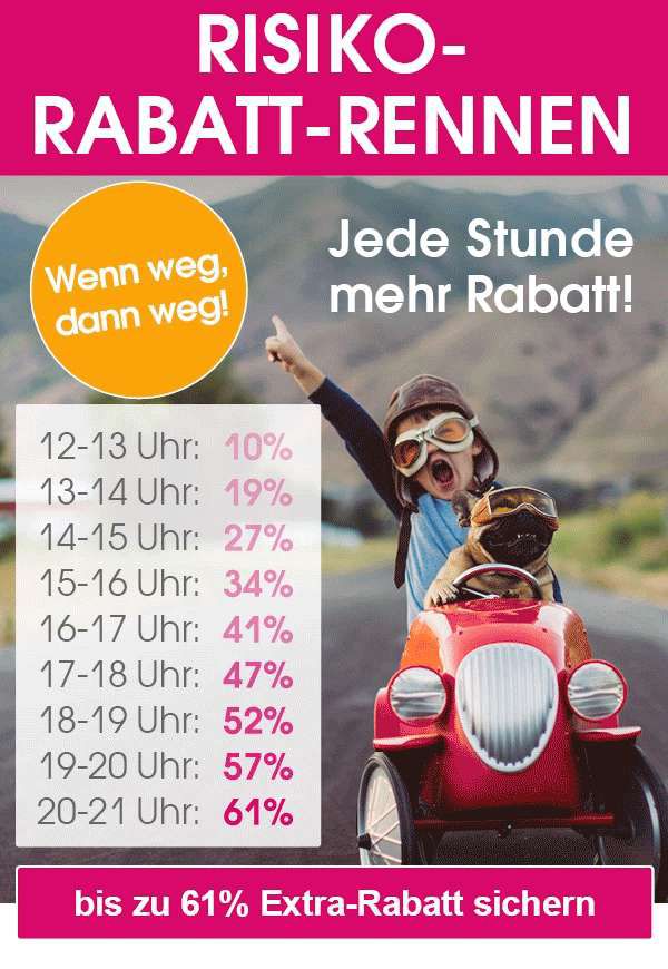 Babymarkt: jede Stunde mehr Rabatt (bis 61%)   z.B. Schaukelpferd ab 19,50€ (statt 55€)