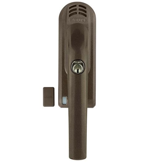 ABUS FG300A abschließbarer Fenstergriff mit Alarm in Braun für 20,99€ (statt 60€)