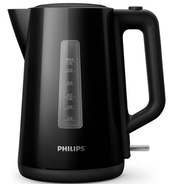 Philips Wasserkocher HD9318/20 mit 1,7L & 2200W für 22,40€ (statt 28€)