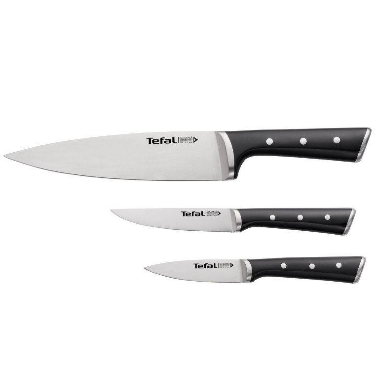 Tefal K2323S Ice Force Messerset mit Schäl-, Chef- &#038; Universalmesser für 27,99€ (statt 47€)