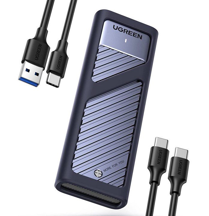 UGREEN M.2 NVMe SATA SSD Gehäuse USB 3.2 aus Aluminium für 27,99€ (statt 40€)