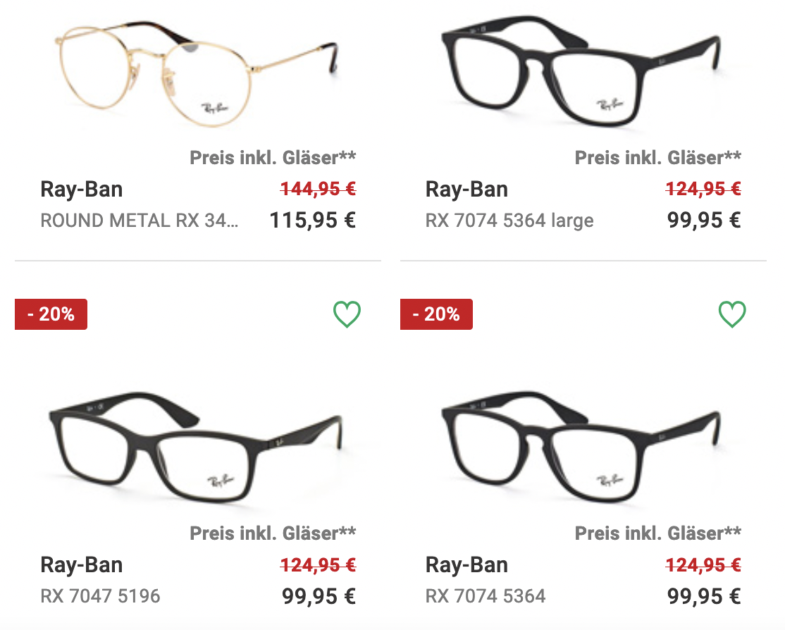 Mister Spex: 15% Rabatt auf Brillen, Sonnenbrillen und Kontaktlinsen