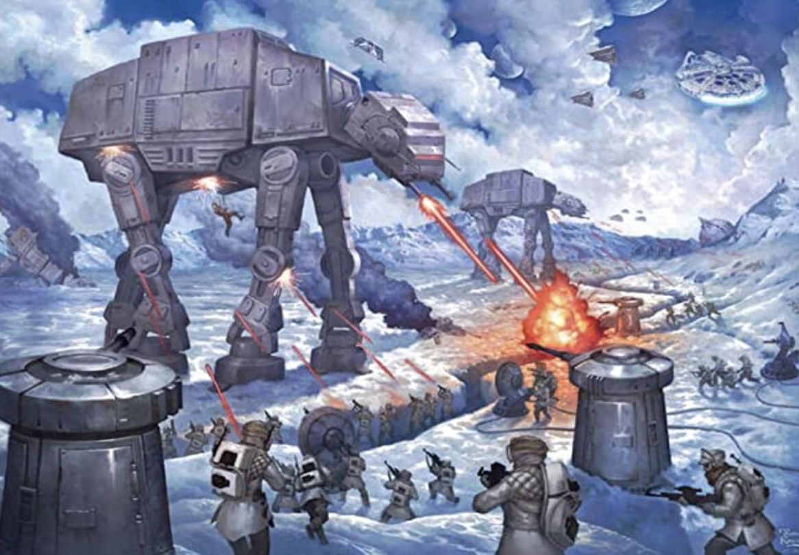 Star Wars   Die Schlacht von Hoth Puzzle (1.000 Teile) für 8,16€ (statt 13€)   Prime