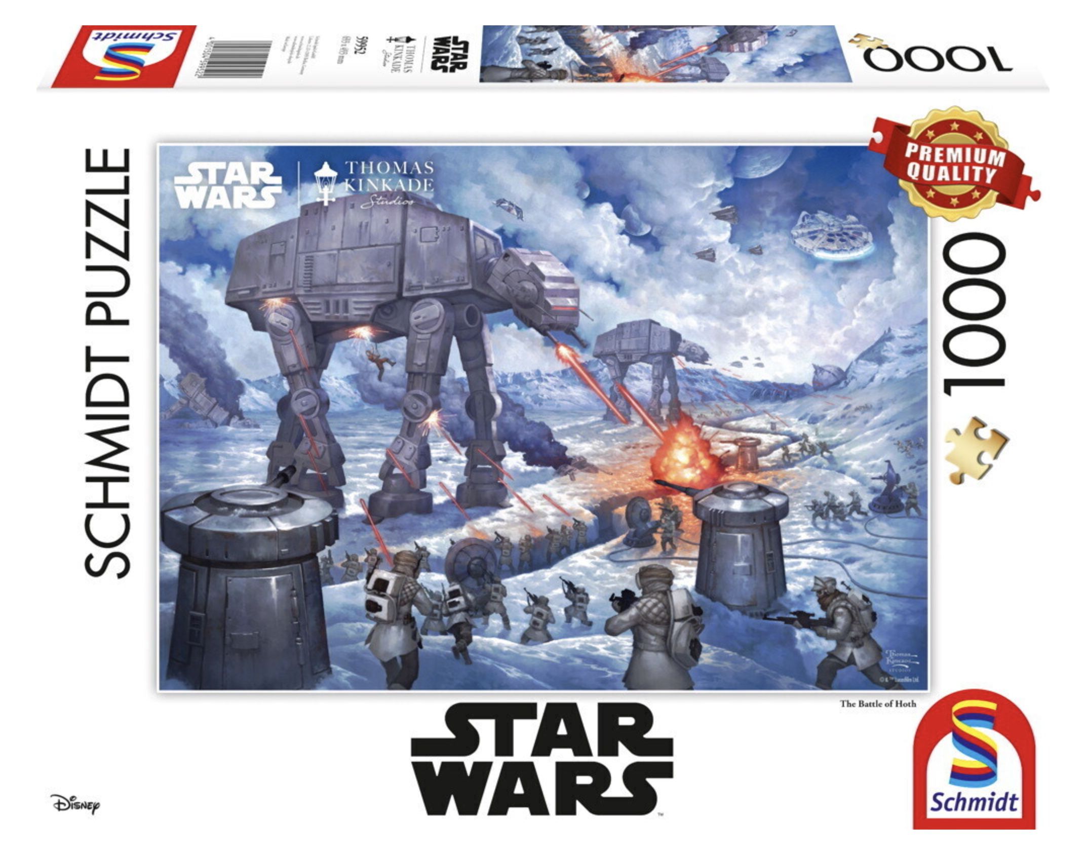 Star Wars   Die Schlacht von Hoth Puzzle (1.000 Teile) für 8,16€ (statt 13€)   Prime