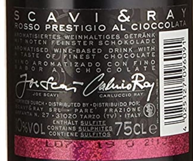Scavi & Ray Al Cioccolato Rotwein mit Noten feinster Schokolade für 4,99€ (statt 11€)   Prime