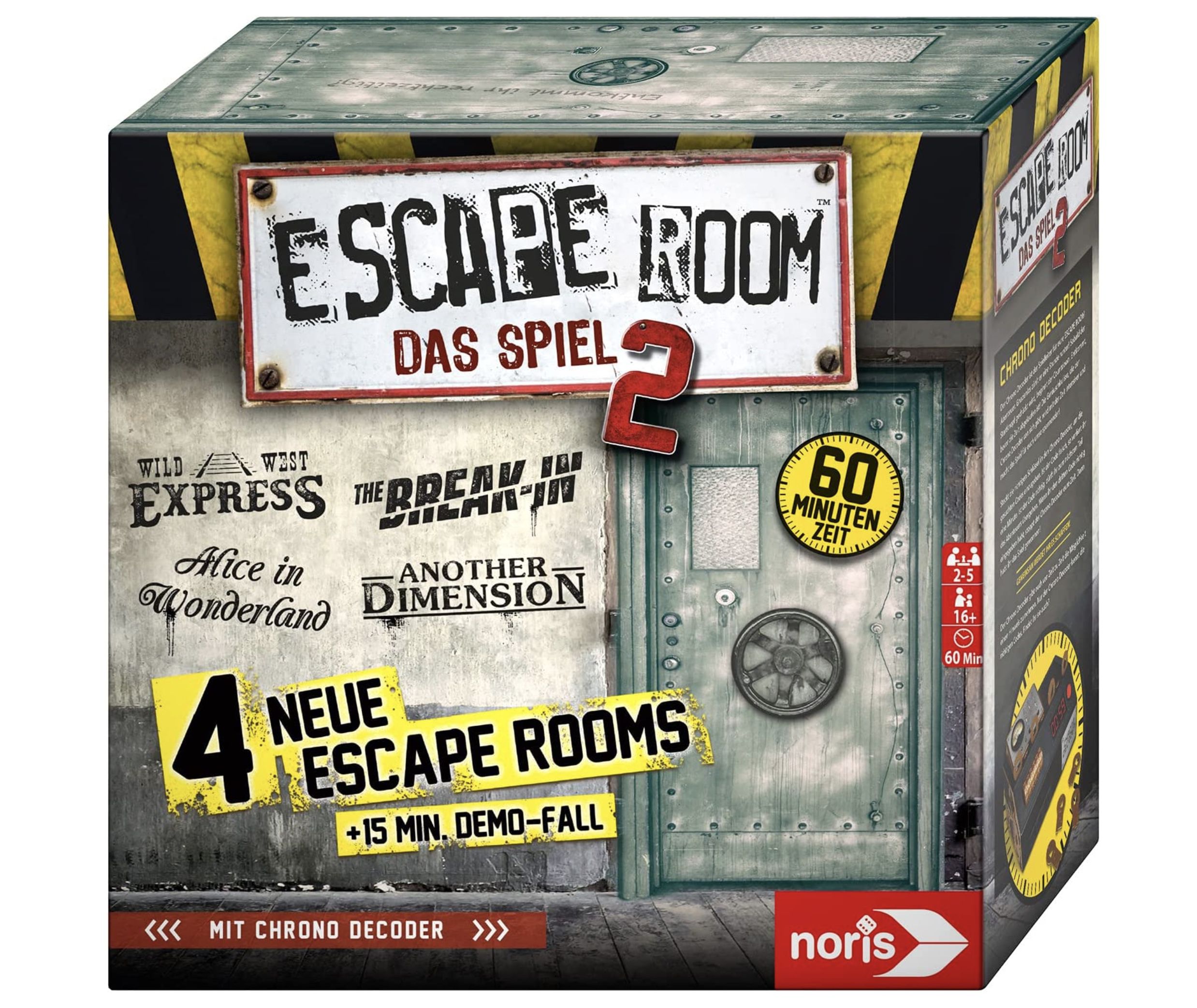Escape Room 2 (Grundspiel) inkl. 4 Fällen und Chrono Decoder für 21,93€ (statt 35€)
