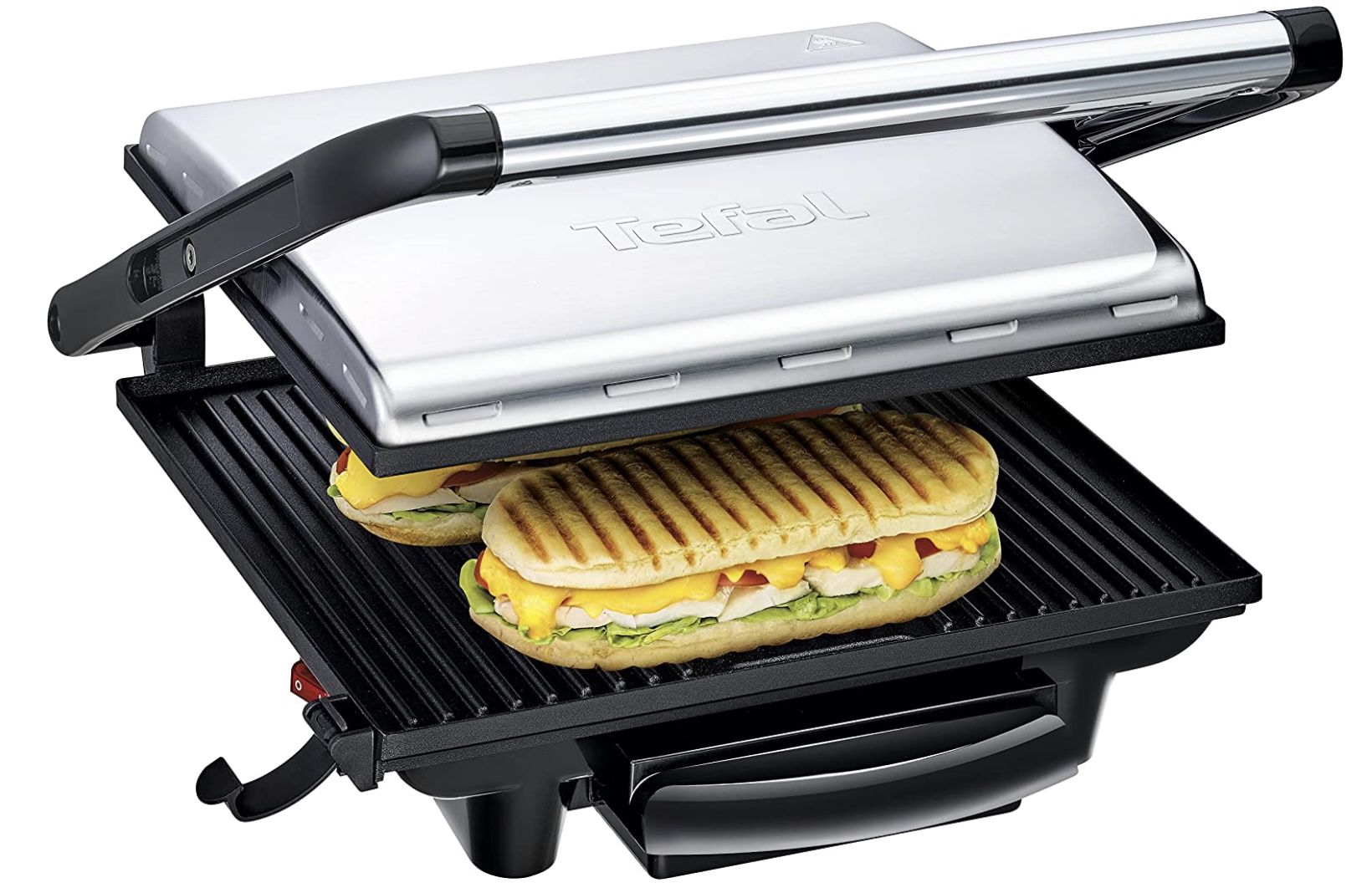 Tefal Inicio GC241D   Elektrogrill / Sandwichtoaster mit 2.000 Watt für 45,99€ (statt 55€)