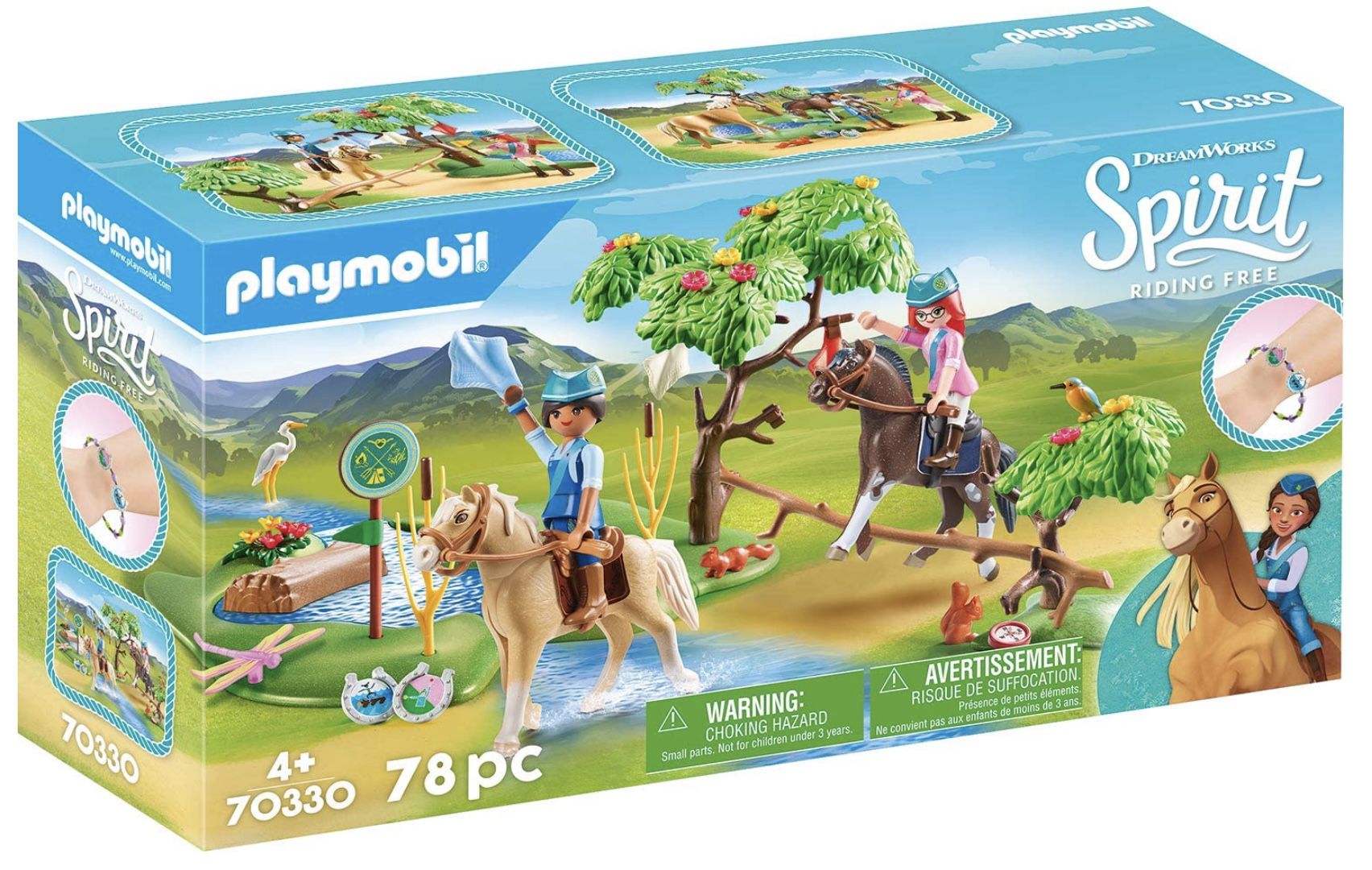 2 x Playmobil Spirit 70330: Riding Free   Herausforderung am Fluss für 20,82€ (statt 30€)