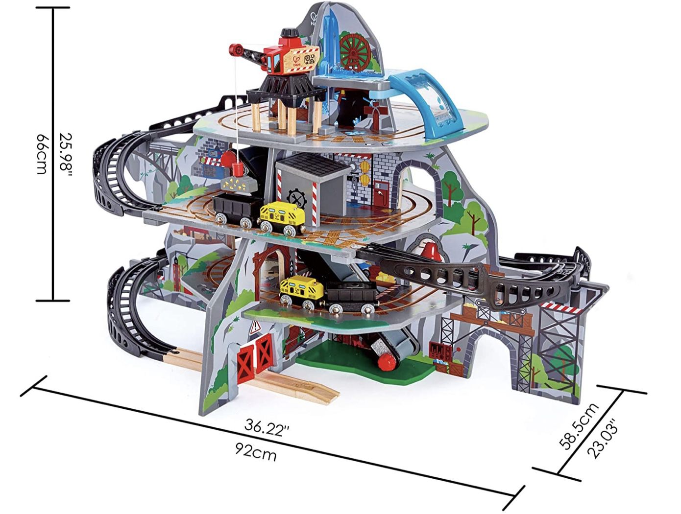 Riesige Bergmine von Hape   Fantasie  und Eisenbahnspiel aus Holz für 89,99€ (statt 100€)