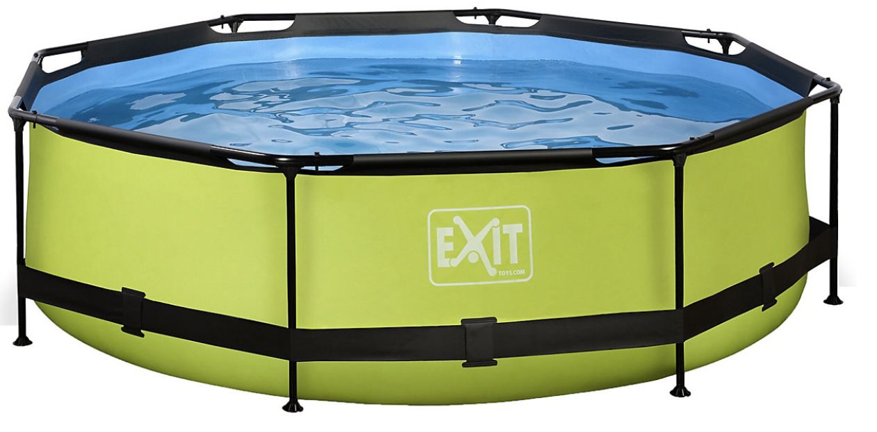 EXIT Lime Pool ø300x76cm mit Filterpumpe in Grün für 104,94€ (statt 142€)